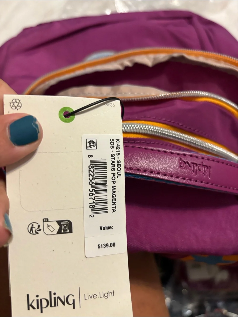 Kipling brand new